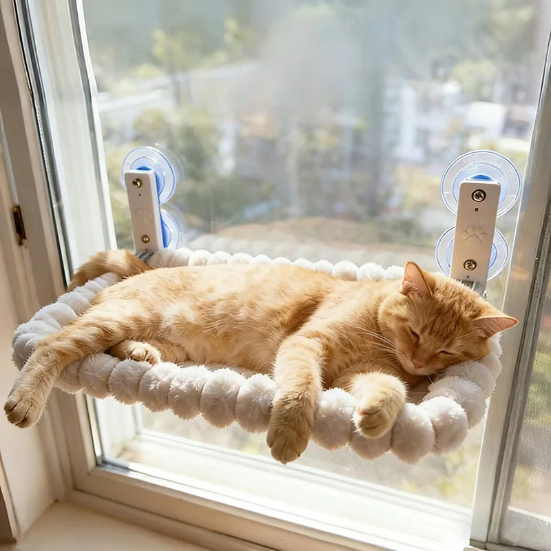 Cat Window Hammock Strong Suction Cup Cozy Indoor Cat Perch Bed