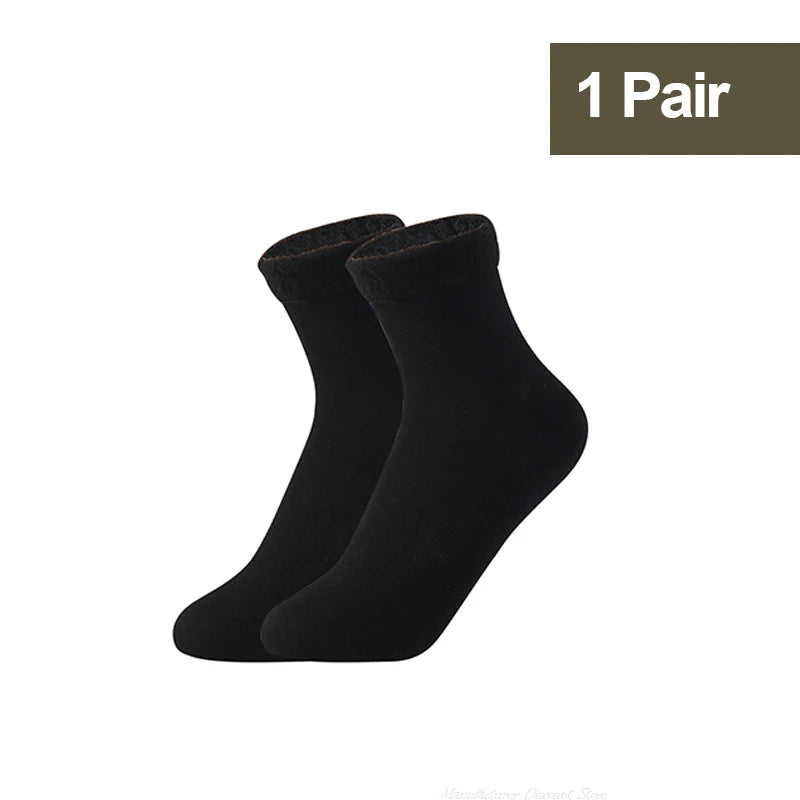 Unisex Warm Fuzzy Slipper Socks Non Slip Winter Home Socks