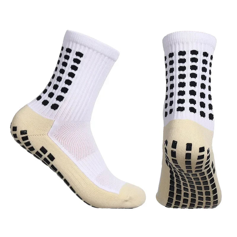 Anti Slip Football Grip Socks Silicone Bottom Breathable Sports Running Cycling Training Socks Men Women