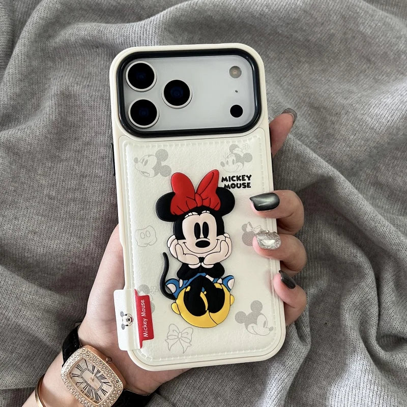 Disney Mickey Mouse Embossed Leather iPhone Case