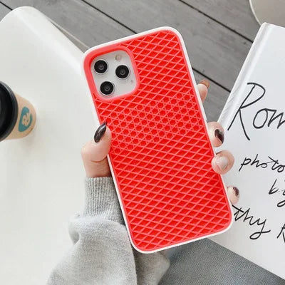 Waffle Sole Silicone iPhone Case