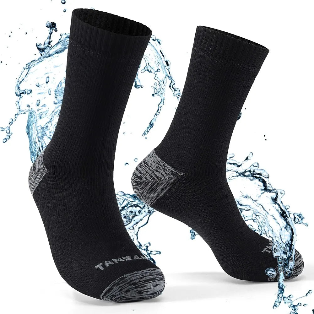 Waterproof Thermal Ski Socks Men Snowboard Cycling Warm Socks
