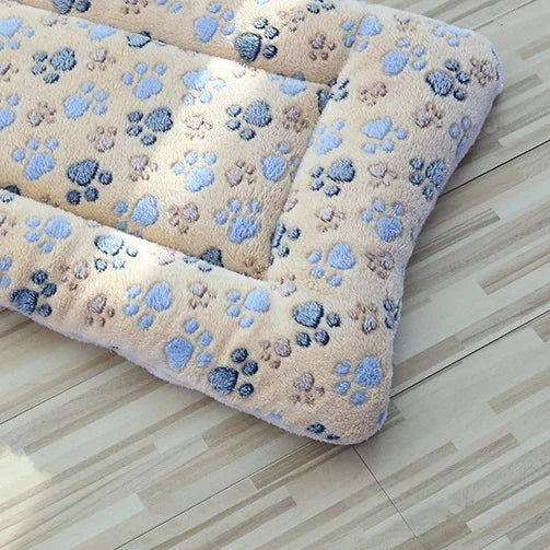 Portable Plush Pet Bed Mat Soft Warm Washable Dog Cat Blanket Travel Sofa Bed