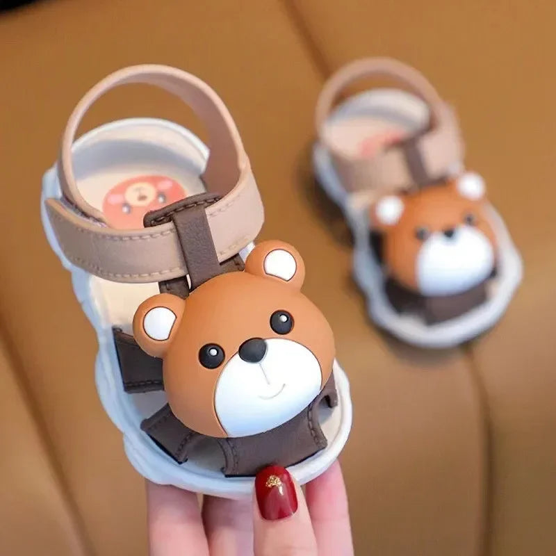 Baby Boys Girls Breathable Cartoon Outdoor Sandals Cute Infant Walking Shoes