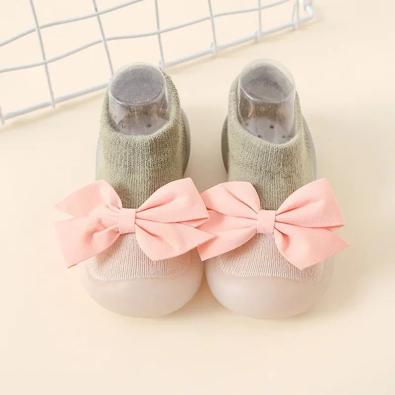 Baby Cartoon Sock Shoes Soft Rubber Sole First Walker Sneakers