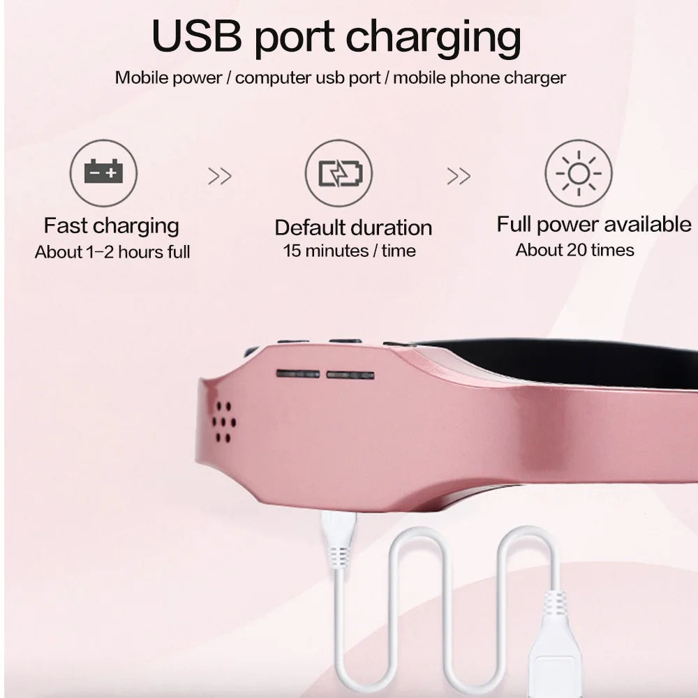 Smart Electric Head Massager Sleep Mask with Relaxation and Stress Relief