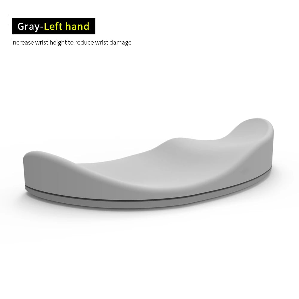Left Hand Silicone Wrist Rest Pad for Logitech MX Master 3S Ergonomic Palm Support Mat