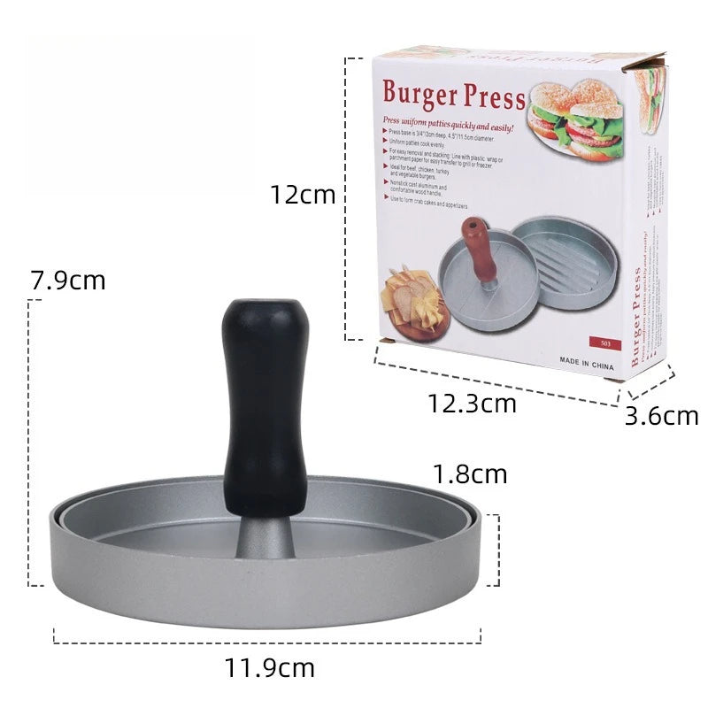 1PC Non-Stick Burger Press Patty Maker