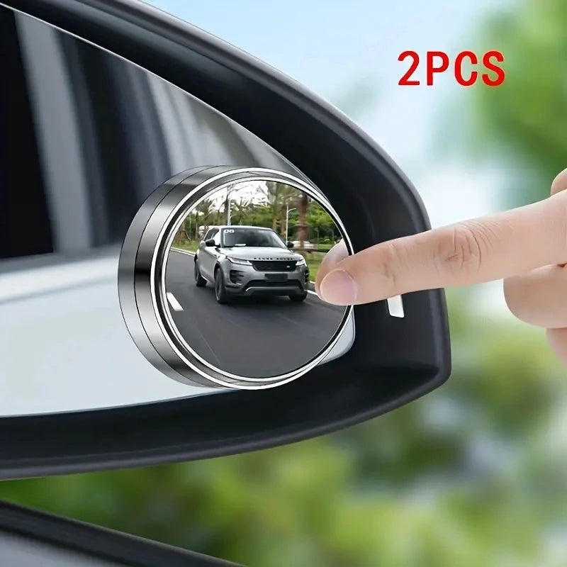 360 Degree Adjustable Blind Spot Mirror Wide Angle Rear View Car Mirror Set