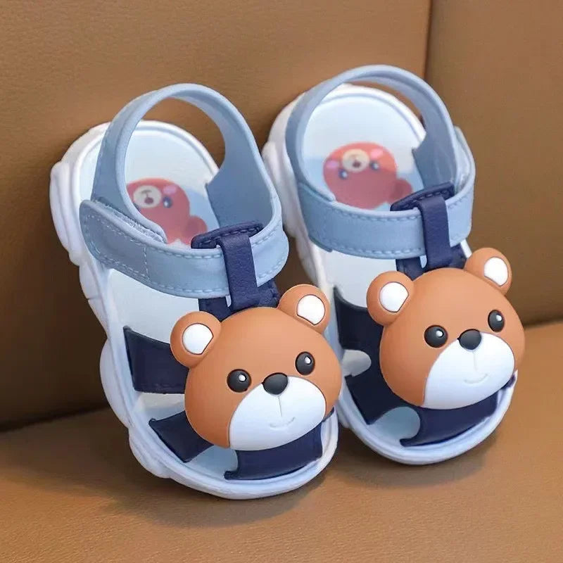 Baby Boys Girls Breathable Cartoon Outdoor Sandals Cute Infant Walking Shoes