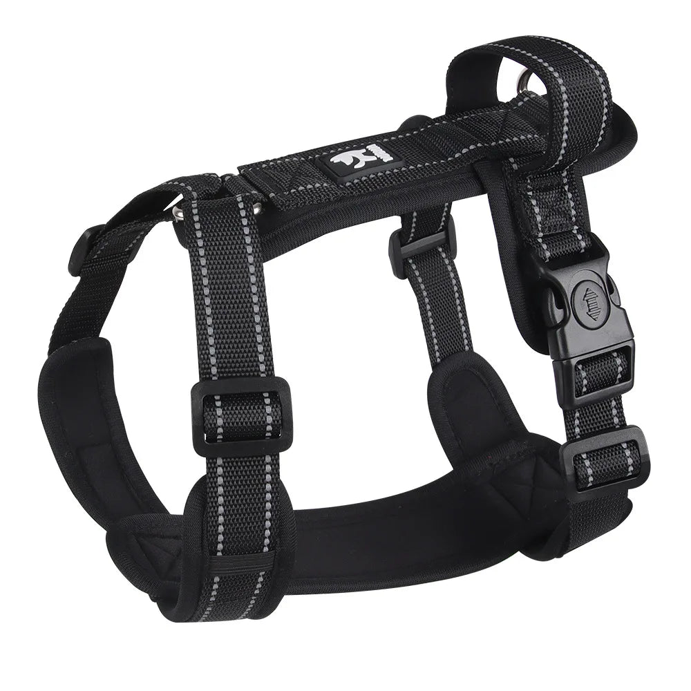 Reflective Dog Harness with Handle Adjustable Vest for Small Medium Dogs