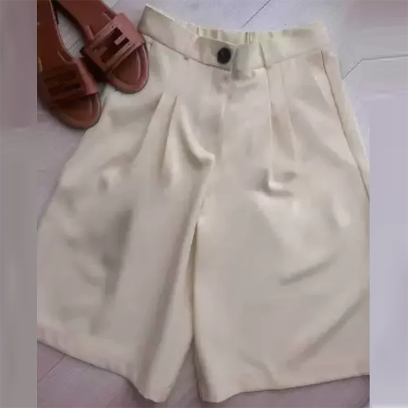 Women Casual Blazer Shorts Set Elegant 2 Piece Outfit