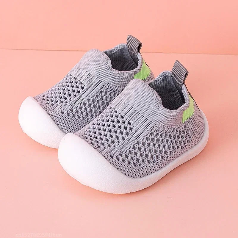 Kids Breathable Mesh Walking Shoes Soft Sole 1 3 Years