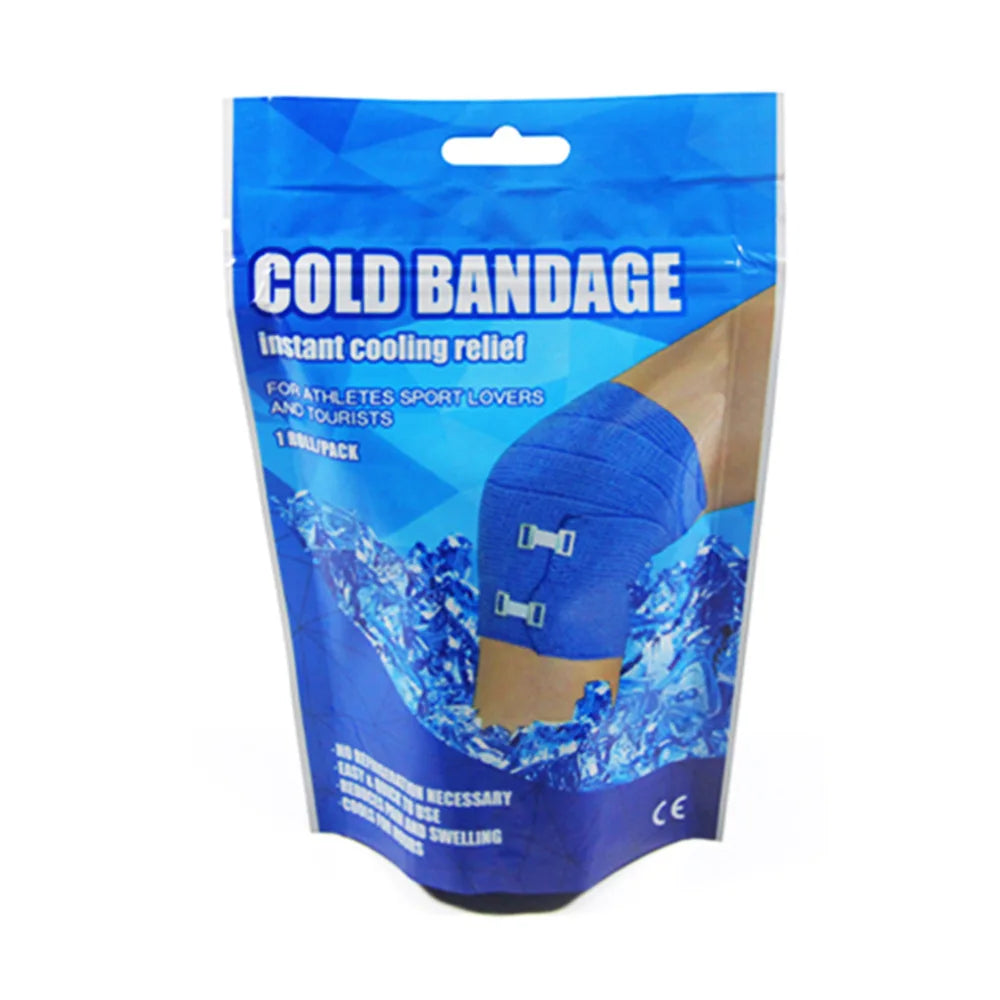 Ice Pack Bandage Muscle Pain Relief Cooling Wrap Ankle Shoulder Sprain Cold Therapy Bag