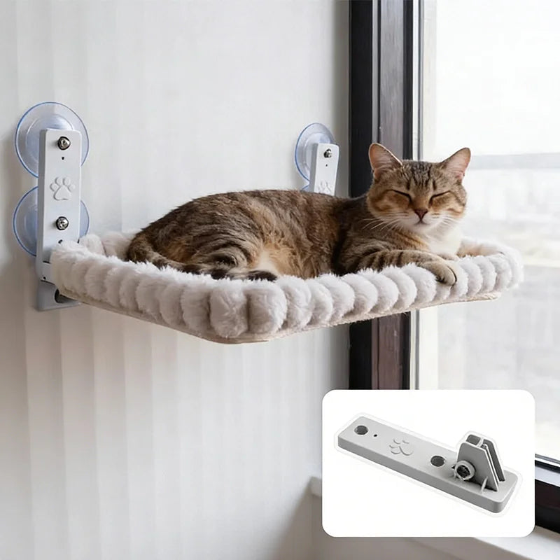 Cat Window Hammock Strong Suction Cup Cozy Indoor Cat Perch Bed