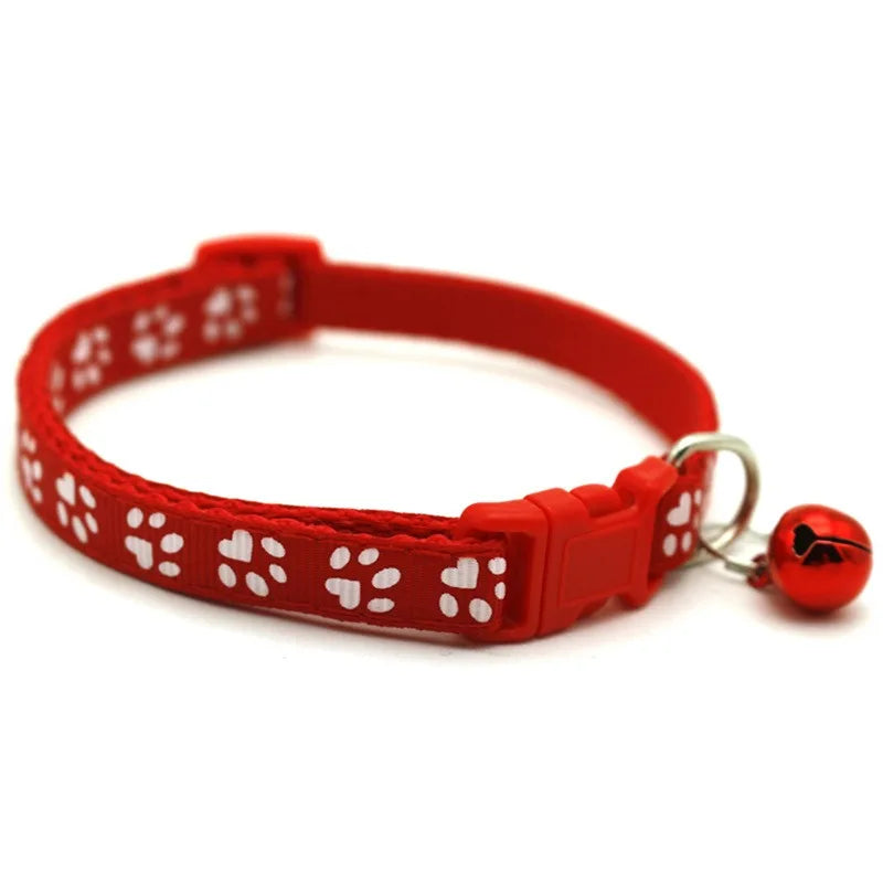 Rainbow Flower Cat Collar with Bell Adjustable Cute Lace Collar for Cats and Puppies