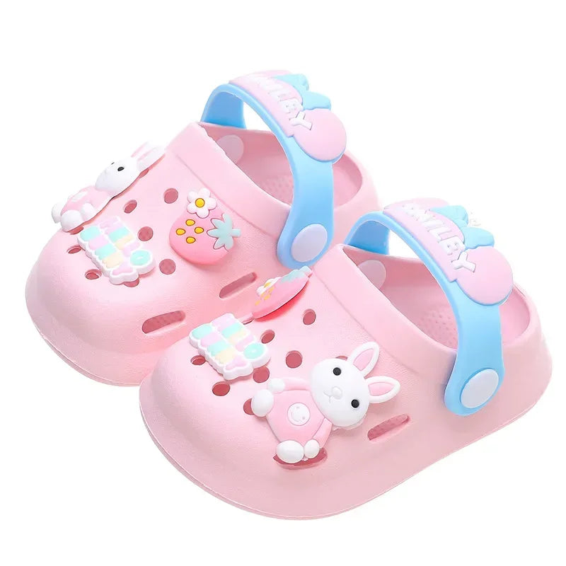 Baby Cartoon Anti Slip Summer Sandals for Boys and Girls