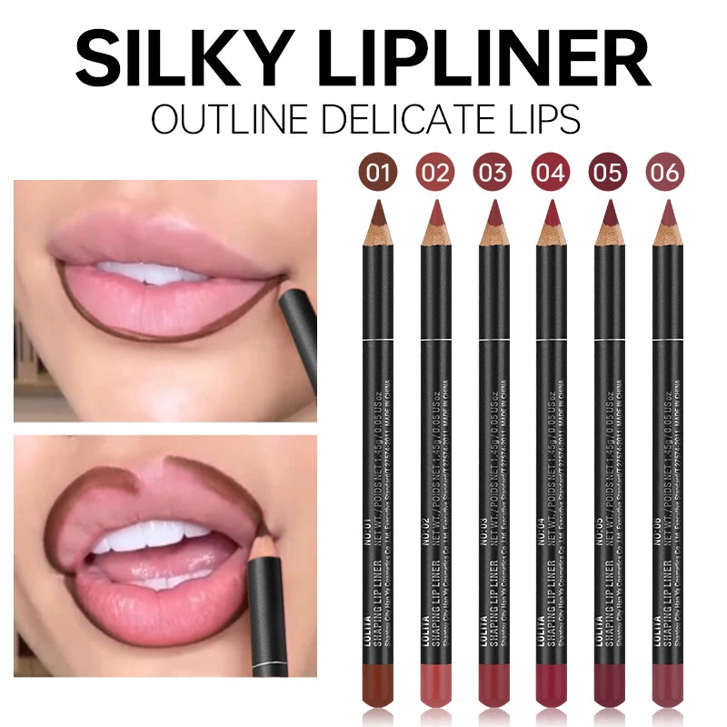 Matte Lip Liner Pencil – Long-Lasting Waterproof Lip Contour for Perfect Full Lips