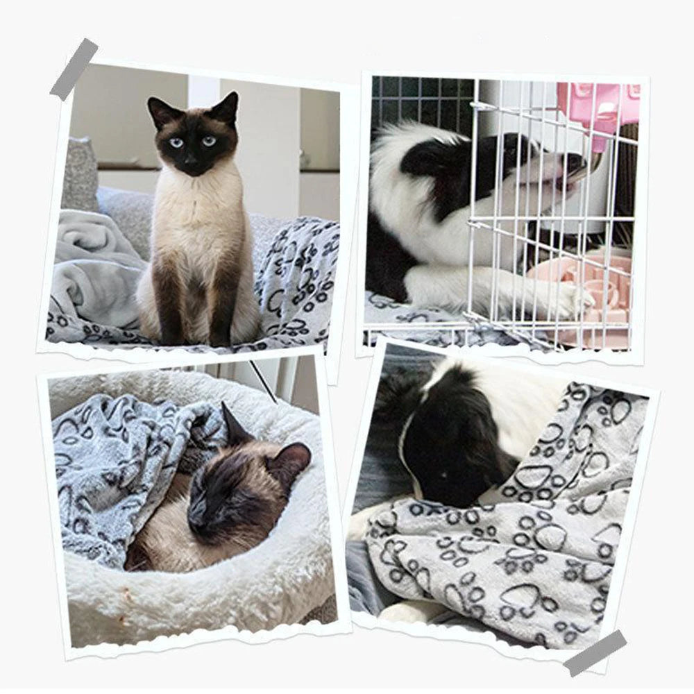 Washable Pet Blanket – Soft Fleece Dog and Cat Throw for Indoor Use