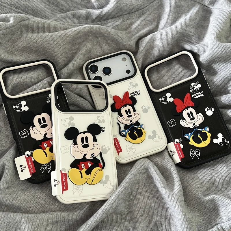 Disney Mickey Mouse Embossed Leather iPhone Case