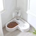 2-in-1 Pet Feeder & Water Bowl – No Spill Dog & Cat Station