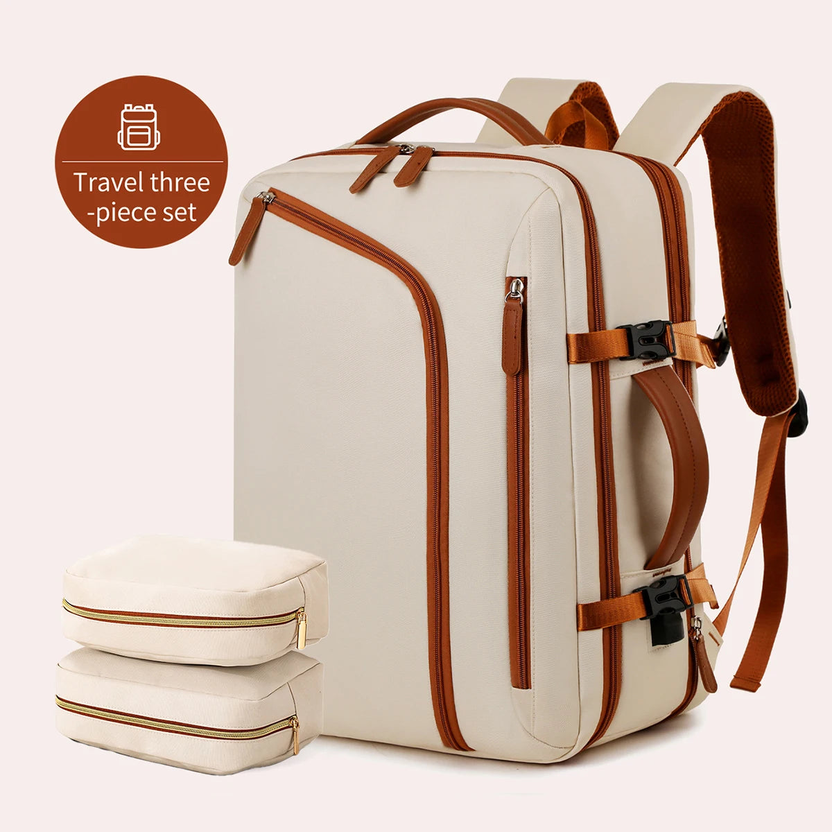 Unisex Laptop Backpack Large Capacity Travel School Bag Business Outdoor Bag