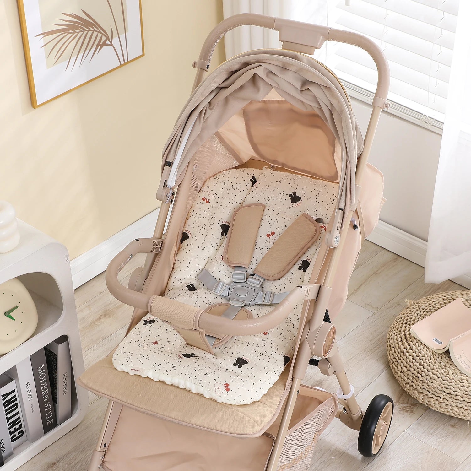 Baby Stroller Seat Cushion Soft Mattress for Pushchair Car Seat