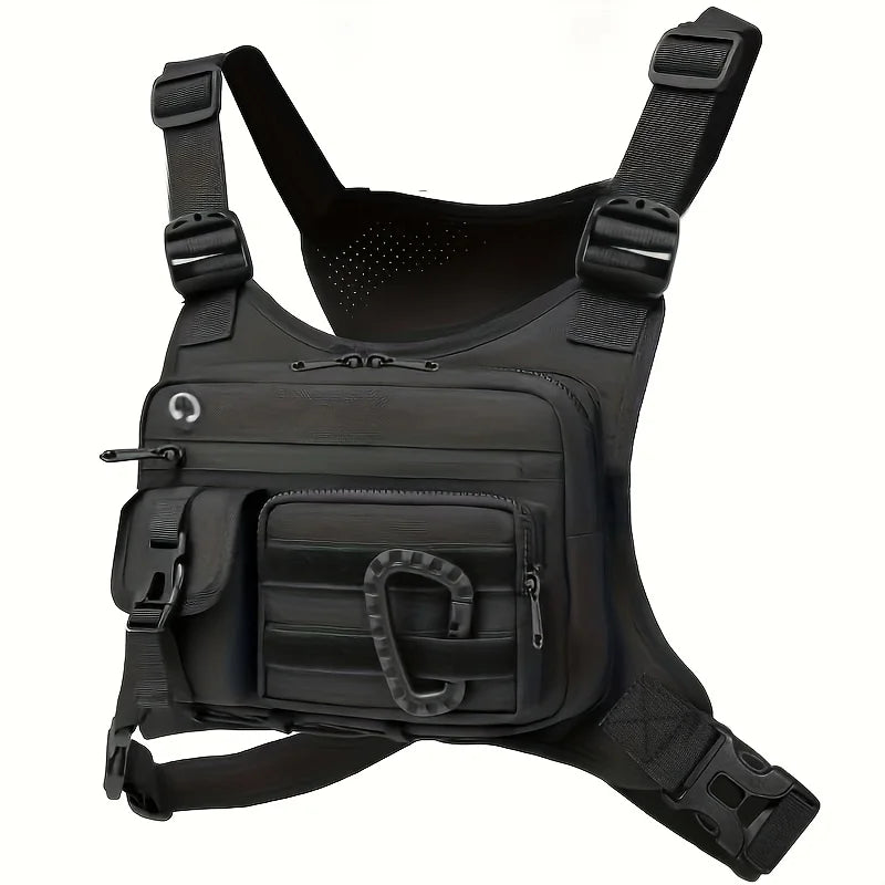 Tactical Chest Bag – Adjustable Running & Cycling Vest Pack for Men & Women