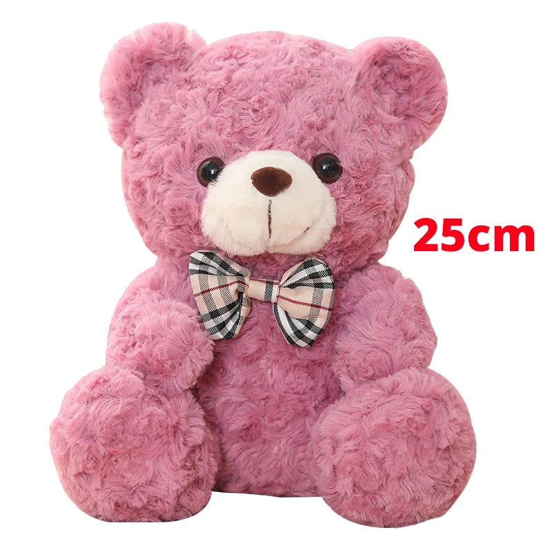 Teddy Bear Plush Pillow 25cm 35cm Soft Stuffed Animal Gift