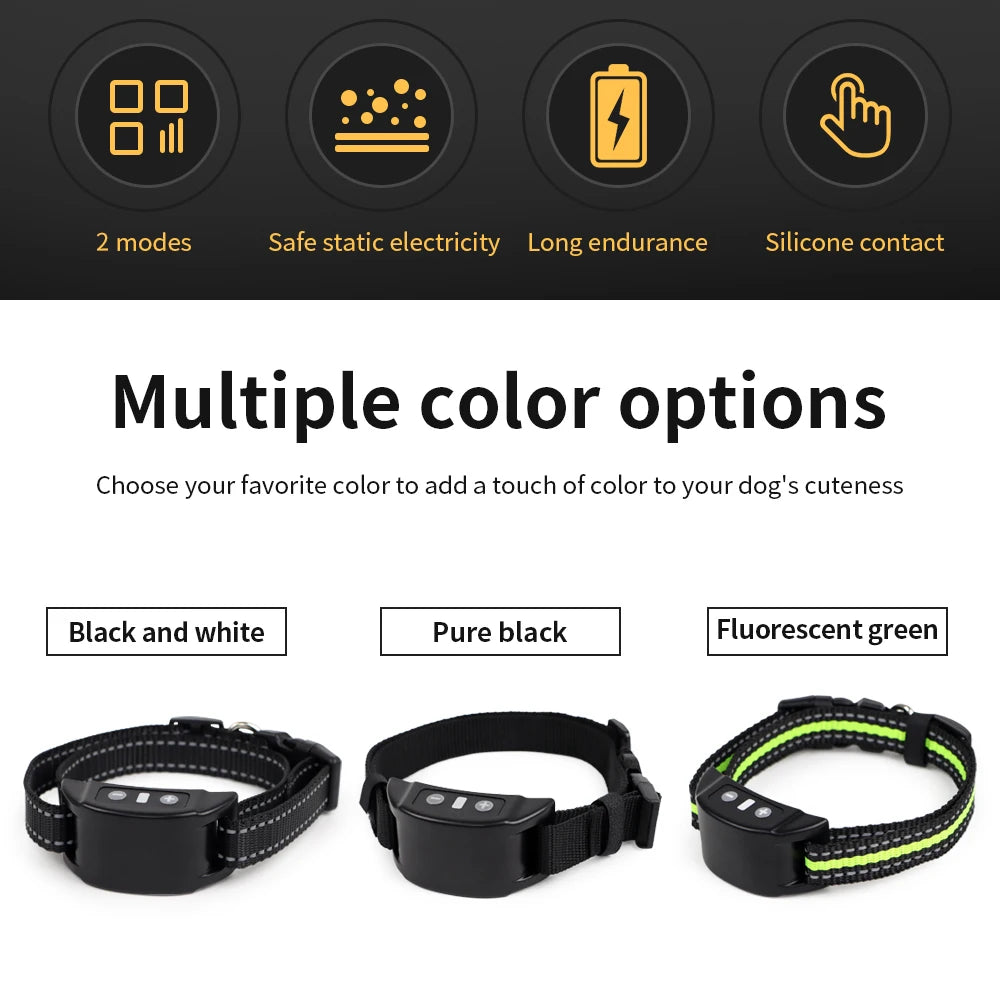 Smart Anti-Bark Dog Collar – Automatic Bark Control with Sound & Vibration Modes