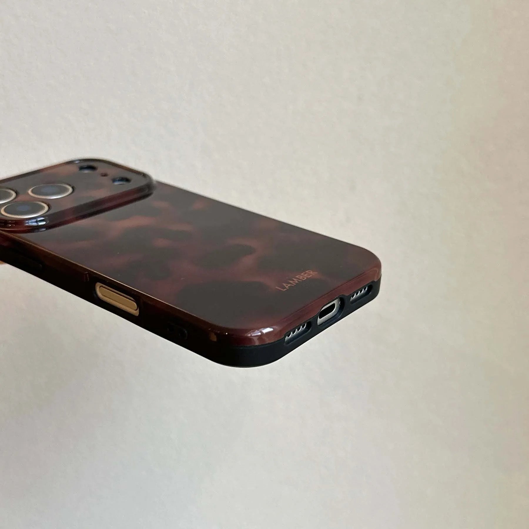 Amber Back Shockproof iPhone Case