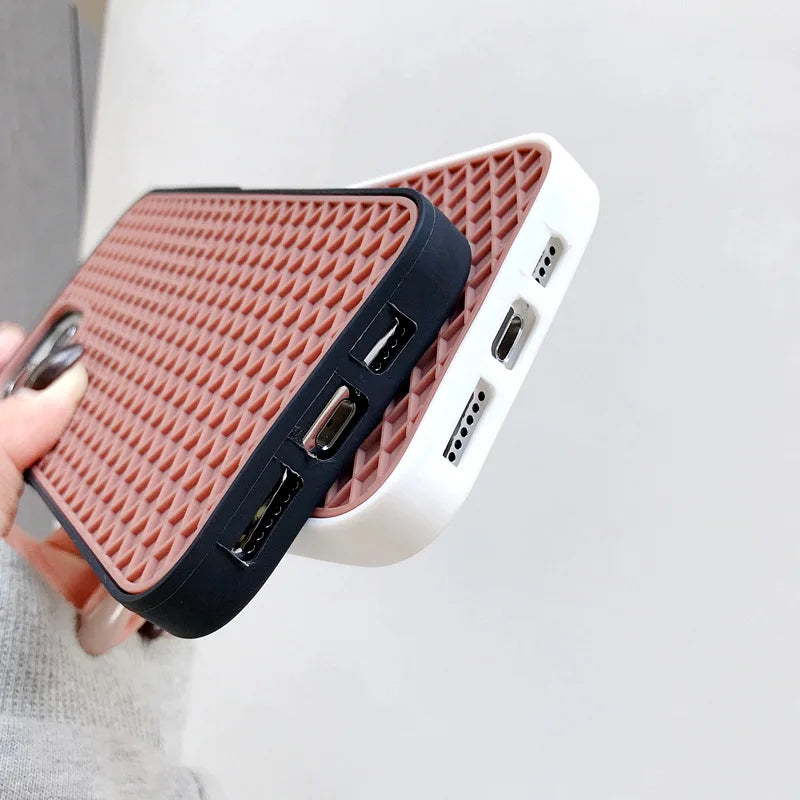 Waffle Sole Silicone iPhone Case