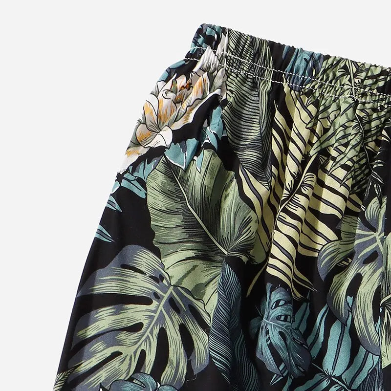 Women Loose Harem Pants Elastic Waist Sweatpants Casual Summer Beach Pants