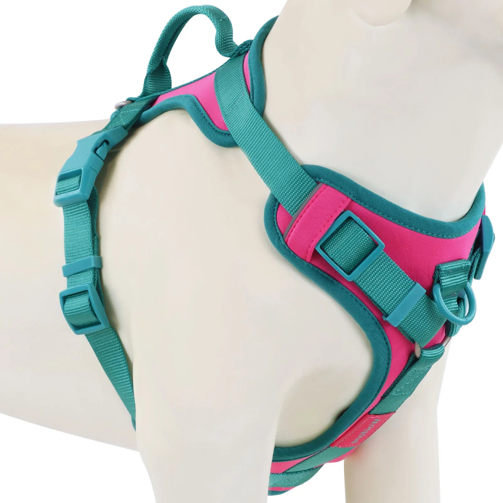 Chocolate Dog Harness Adjustable No Pull Harness for Small Large Dogs