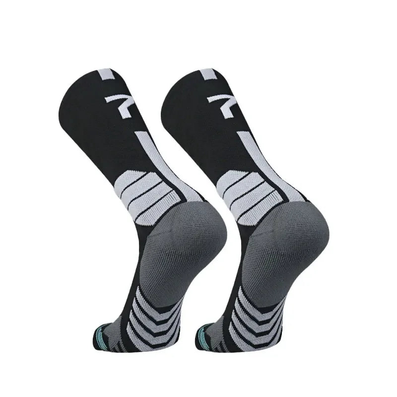 Elite Basketball Compression Socks High Elastic Towel Bottom Sports Socks Men Women