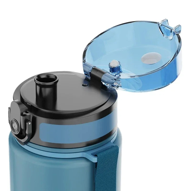 Motivational Water Bottle 500ml–1000ml – Leakproof Gradient Sports Bottle for Gym, Travel & Daily Hydration
