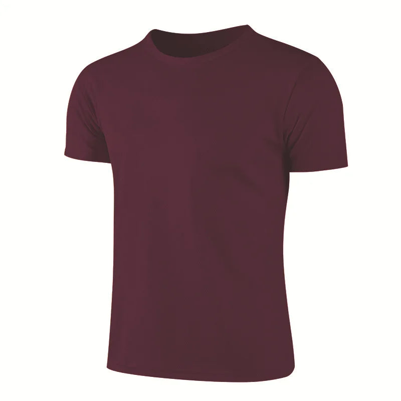 Quick Dry Sports T Shirt Men Women Breathable Gym Running Fitness Tee