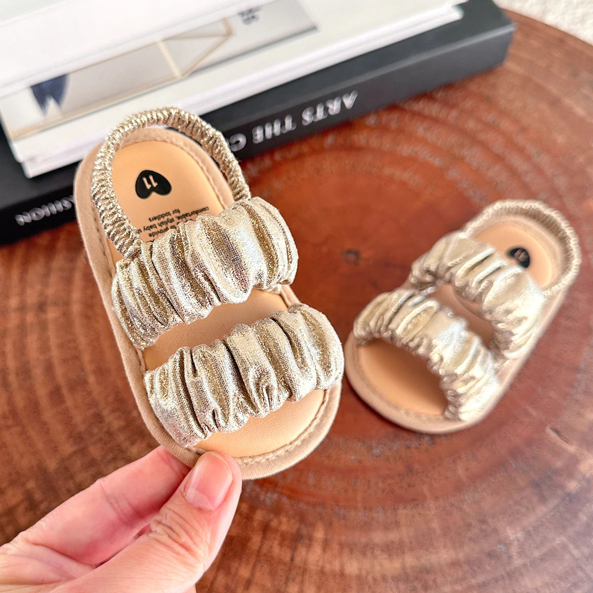 Baby Boys Girls Soft Sole Summer Sandals Newborn First Walker Beach Shoes