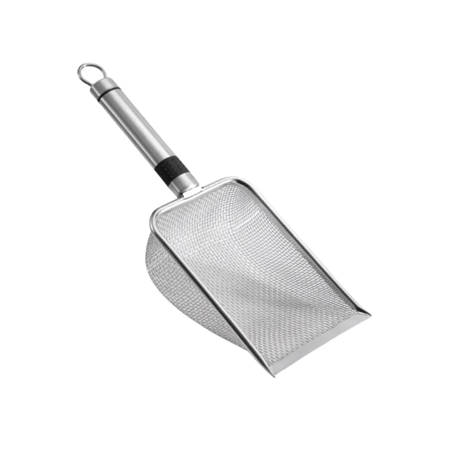 Metal Cat Litter Scoop – Stainless Steel Sifter for Easy Litter Cleaning