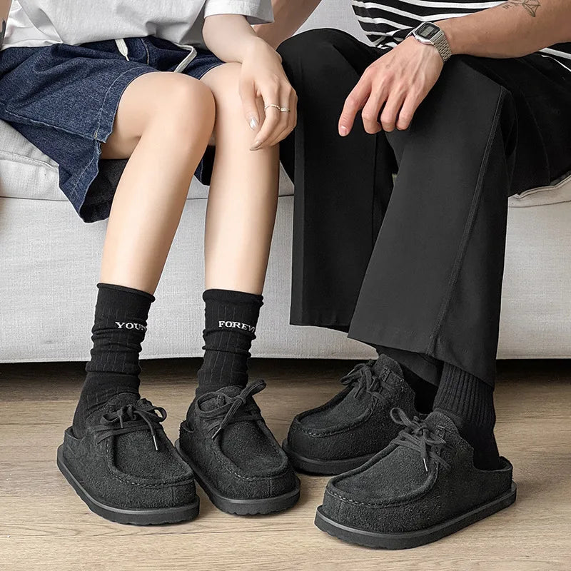 Suede Clogs Slip On Unisex