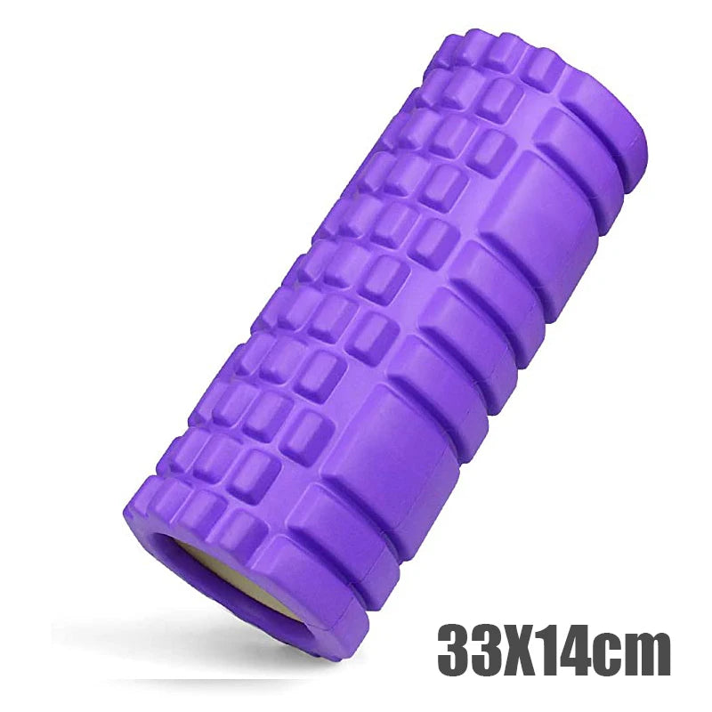 Yoga Foam Roller Muscle Massage Back Training Grid Recovery Roller
