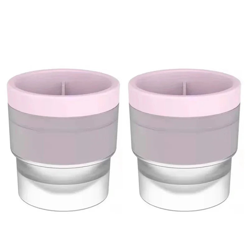 Round Silicone Ice Ball Mold – Sphere Ice Maker for Whiskey and Cocktails