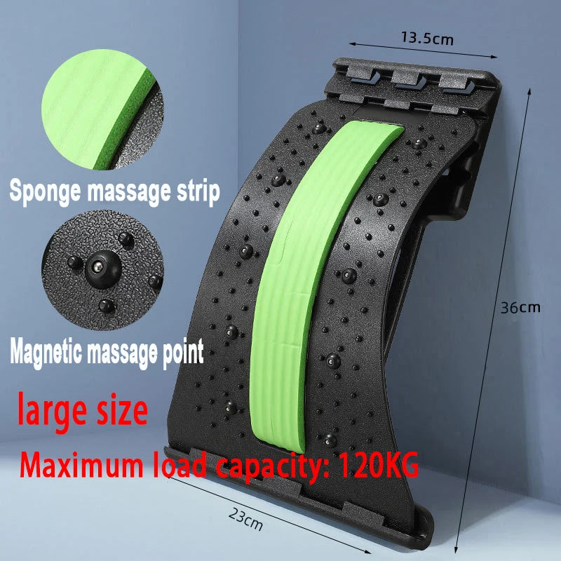 Lumbar Back Stretcher for Spine Support and Lower Back Relaxation