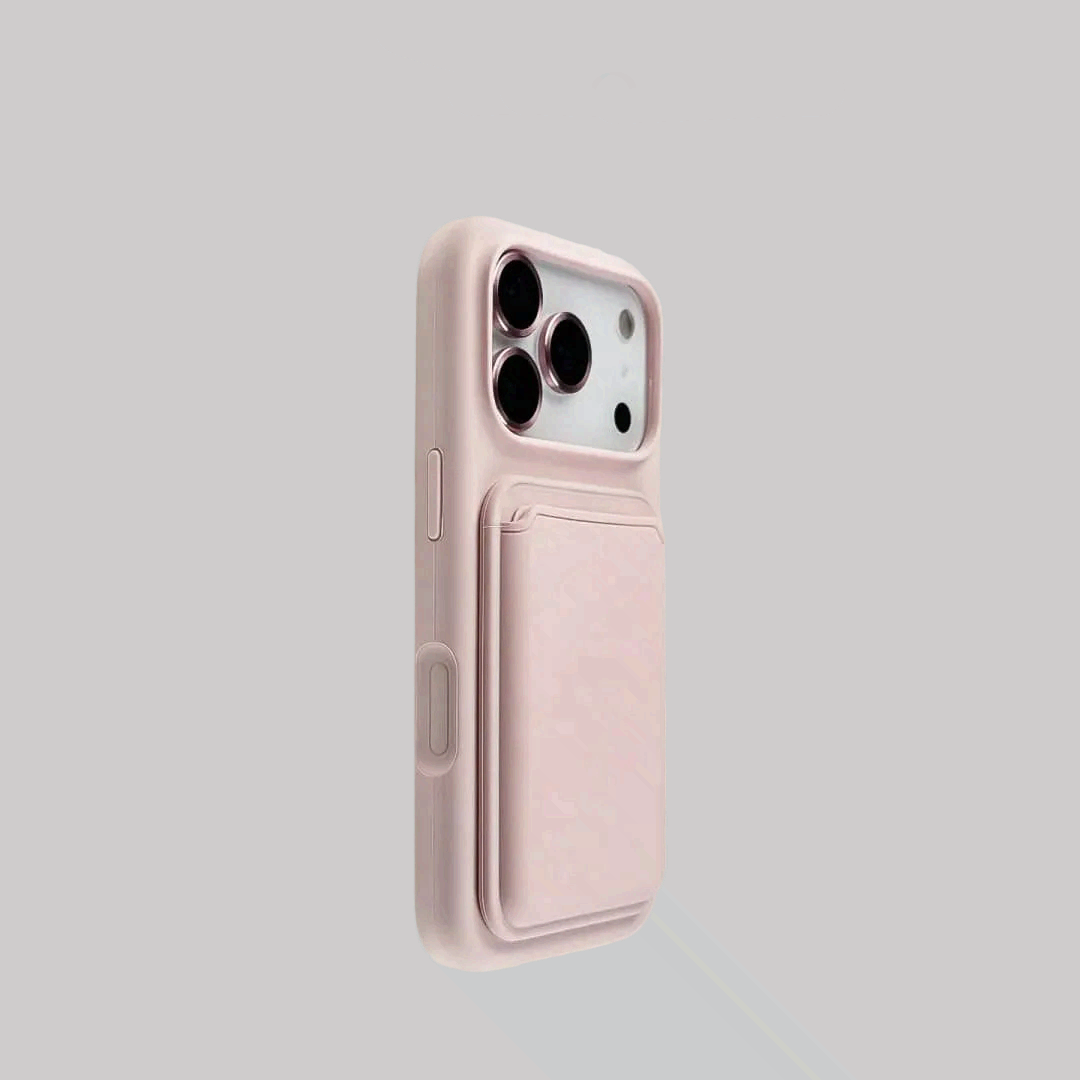 Liquid Shockproof Card Holder iPhone Case