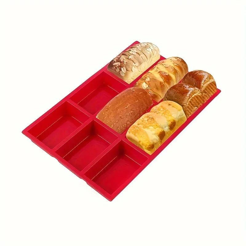 Silicone Mini Loaf Pan with 9 Cavities