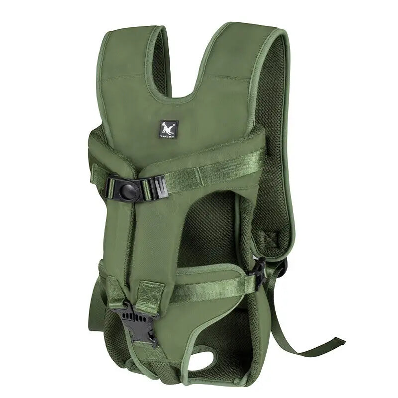 Adjustable Pet Front Carrier Backpack Breathable Hands Free Dog Cat Travel Bag