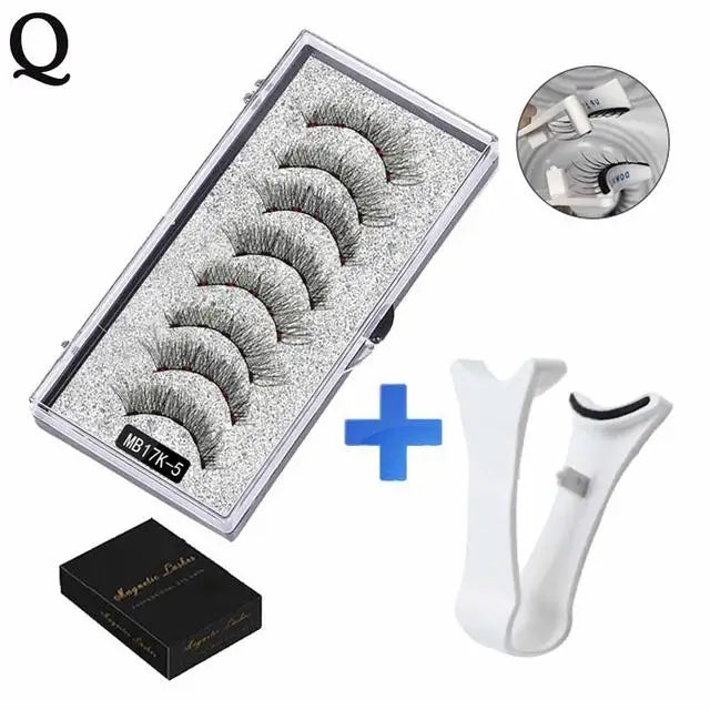 Magnetic Lashes – No Glue Easy Apply Eyelashes Kit