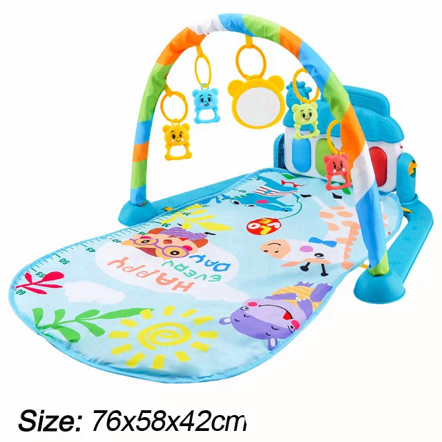 Baby Music Play Gym Piano Activity Mat for Newborns 0 to 36 Months