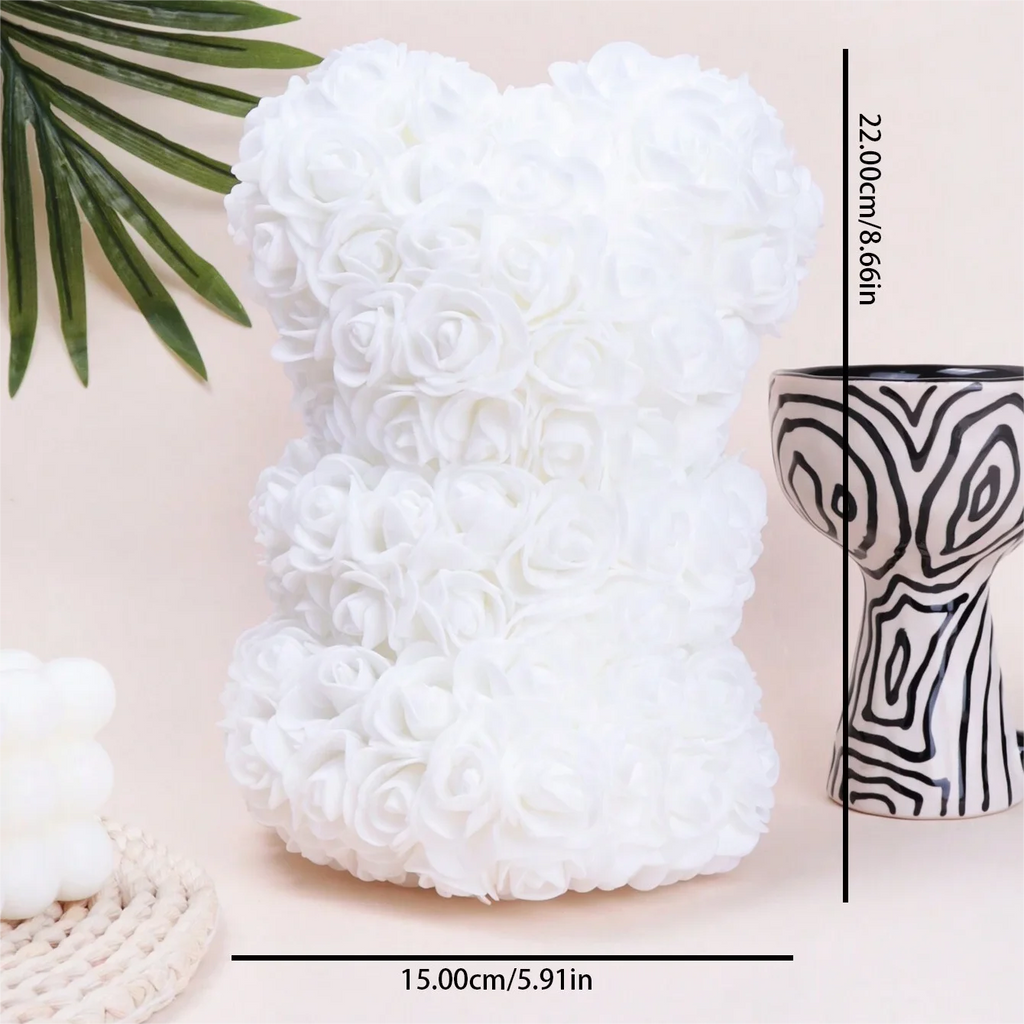 Teddy Bear Foam Rose Bouquet for Mother’s Day Gift