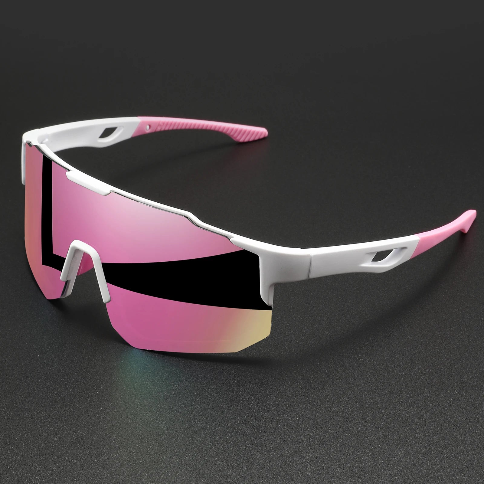 Oversized Sport Sunglasses UV400 – Wraparound Cycling Running Outdoor Glasses
